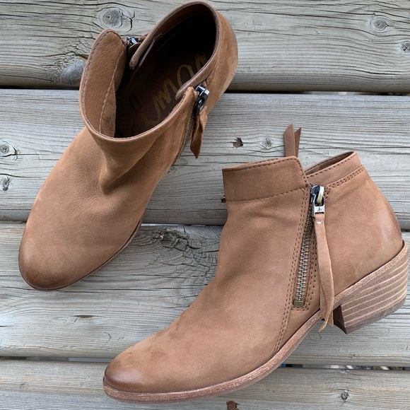 SAM EDELMAN Packer Leather Booties NWOT - Picture 2 of 8